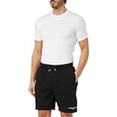 Tommy Hilfiger Black Shorts Tommy Hilfiger Herren Sweatshorts Mit Tunnelzug - Schwarz