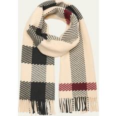 Natur - Unisex Tilbehør Burberry Rutete Teksturert Skjerf - Multicolor