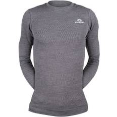 Gris - Homme Hauts de Couche de Base BV Sport Rtech Merinos Herren vêtement running homme Gris/argent