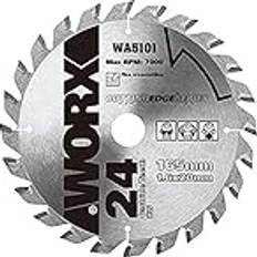 Worx WA5101 EXACTRACK 165 mm TCT-Holzschneideklinge, Silber