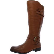 Natural Riding Shoes Naturalizer Jackie Womens Leather Wide Calf Riding Boots