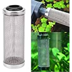 Pssopp Akvarium Filter Guard Rostfritt Filter Skyddsflöde Fisk Räkor