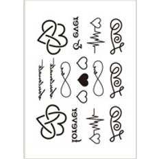 Shein Tattoo Sticker,1 Heart Pattern Temporary Tattoos For Women,Heart Tattoo Stickers Adults,Fake Tattoos That Look Real,For Women and Girls