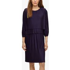 HUGO BOSS XS Dresses HUGO BOSS Emanis Pleated Dress, Dark Purple