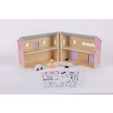 George Wooden Carry Along Dolls House Multi