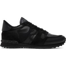 Valentino Garavani Shoes Valentino Garavani Black Rockrunner Sneakers 0NO NERO/NERO/NERO/N IT