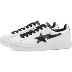 White & Black Skull Sta Sneakers BLACK