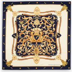 Aspinal of London Signature Shield Silk Square Scarf