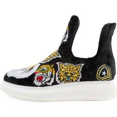 Jeffrey Campbell Sneakers Jeffrey Campbell Odela PTC Black Velvet Sneaker BLACK