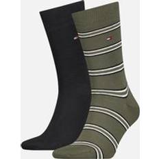 Tommy Hilfiger Green Underwear Tommy Hilfiger Men's Pack Men's Stripe Sock Green 9/9.5/10.5/10/11