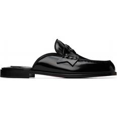 Christian Louboutin Women Loafers Christian Louboutin Black Penny Mule Loafers B439 Black/Lin Black IT