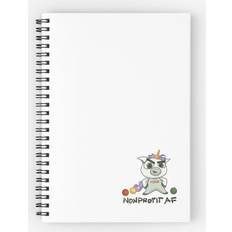 Famgem Spiral Notebook The Nonprofit AF Line Unicorn A5 120