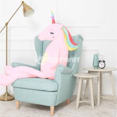 TeddyWay Stor Enhörning, Gosedjur, Leksak, 160 Cm, Rosa, Fefo