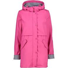 Tessuto Abbigliamento per la pioggia CMP Jacket Fix Hood Damen pink