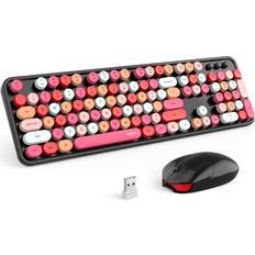 Keyboards MOFII MOFII Wireless Keyboard Mouse Combo for Windows/ Mac OS, 2.4GHz Number Pad