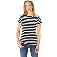 Striped Women's T-shirt Morgat - Bleu