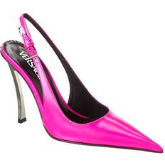 Versace Hakken & Pumps Versace Pin-Point Leather Slingback Pump