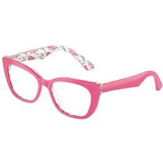 Briller & Læsebriller Dolce & Gabbana DX3357 Børn 47mm Dark Pink On Floral Print