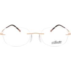 Silhouette Purist 5561 3530 Gold Size Free Lenses HSA/FSA Insurance Blue Light Block Available