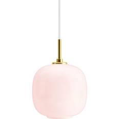 Vl45 radiohus pale rose pendel Louis Poulsen VL45 Rose Brass Pendel ∅ 17.5cm