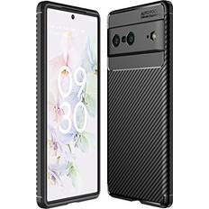 Google Pixel 7 Mobile Phone Cases TechGear Pixel 7 Case [CarbonFlex Case] Premium Flexible Soft Shockproof Slim Fit Case Cover with Carbon Fibre Effect Designed For Google Pixel 7