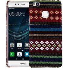 Braun Stoßschutz König Design Huawei p9 lite hülle case handy cover schutz tasche schutzhülle bumper braun