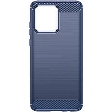 Accessori per cellulari Avizar Classic Carb Series Motorola Edge 40 Neo Smartphone Hülle, Blau