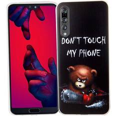 Black Bumpers König Design Huawei p20 pro hülle case handy cover schutz tasche schutzhülle bumper schwarz