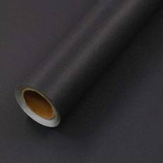Abyssaly Black Wallpaper Sticky Back Plastic Vinyl Wrap Self Adhesive Wallpaper Stick On Wallpaper 40cm X 300cm for Home Decoration Kitchen Worktops Furniture