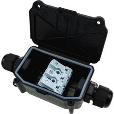 Keshen 2Pcs IP66 Waterproof Two-way Junction Box with 923 3-bit Press Type Terminal
