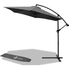 3m Cantilever Garden Parasol with Crank Handle and Tilt