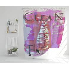 With Weight Shower Curtains Ebern Designs Dimitrija Polyester Shower