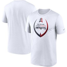 England T-shirts NIKE Men's White New England Patriots Icon Legend Performance T-Shirt