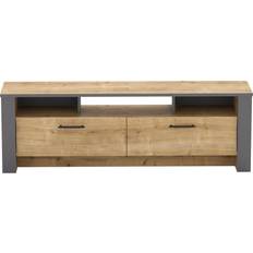 MDF TV Benches Decorotika Manhattan Oak/Grey TV Bench 150x48cm