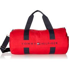 Tommy Hilfiger Men Duffle Bags & Sport Bags Tommy Hilfiger Men's Jackson Canvas Duffle Bag, Apple Red, One Size