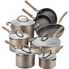 Circulon Premier Professional stainless steal, 13 Piece Cookware Set with lid