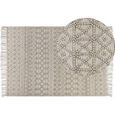Beliani Alucra Ryamatta 160 x 230 cm Beige Beige cm