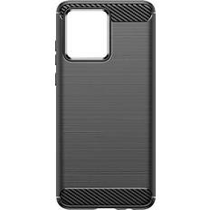 Accessori per cellulari Avizar Classic Carb Series Motorola Edge 40 Neo Smartphone Hülle, Schwarz