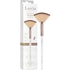 Luvia Professioneller Make-up Pinsel Luvia, Highlighter Schminkpinsel, Fallout, Fächer Pinsel, veganer Kosmetikpinsel, 211 Fan Brush Elegance