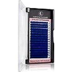 Blue False Eyelashes Crystal Lashes Wimpern EXTREME VOLUME CRYSTAL LASHES MIX 0.07 Mix 6-14mm C blau