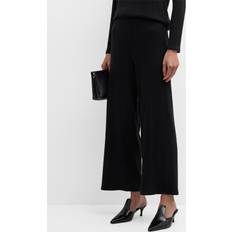 Eileen Fisher Ribbed Wide-Leg Ankle Pants