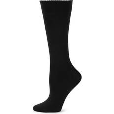 Wolford Velvet De Luxe Kniestrümpfe - Nearly Black