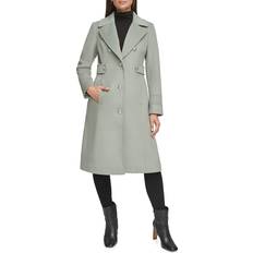 Women - Wool Coats Kenneth Cole Military Coat - Sage