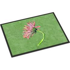 Entrance Mats Caroline's Treasures 8853JMAT Gerber Daisy White 36x"