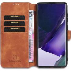 DG-Ming wallet 3-kort Samsung Galaxy Note 20 Ultra brun