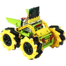 ELECFREAKS DIY Micro:bit Graphic Program Stick Control Smart RC Robot Car With 80mm Omni Wheels Compatible With LEGO