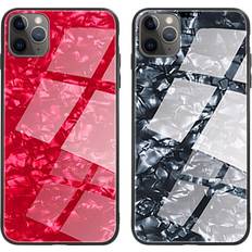 Bakeey Bakeey for iPhone 12 Pro Max 6.7 inch Case Luxury TPU Glass Shockproof Shell Protective Case Cover