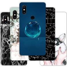 Bakeey Ultra Slim Cartoon Painting Soft TPU Protective Case for Xiaomi Mi MIX 2S