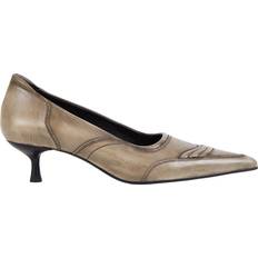 Vagabond Heels & Pumps Vagabond Brush-Off Leather Lykke - Light Brown