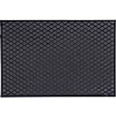 Round Entrance Mats Relaxdays Rubber Doormat 60 x 40 cm Anti-Slip Black cm